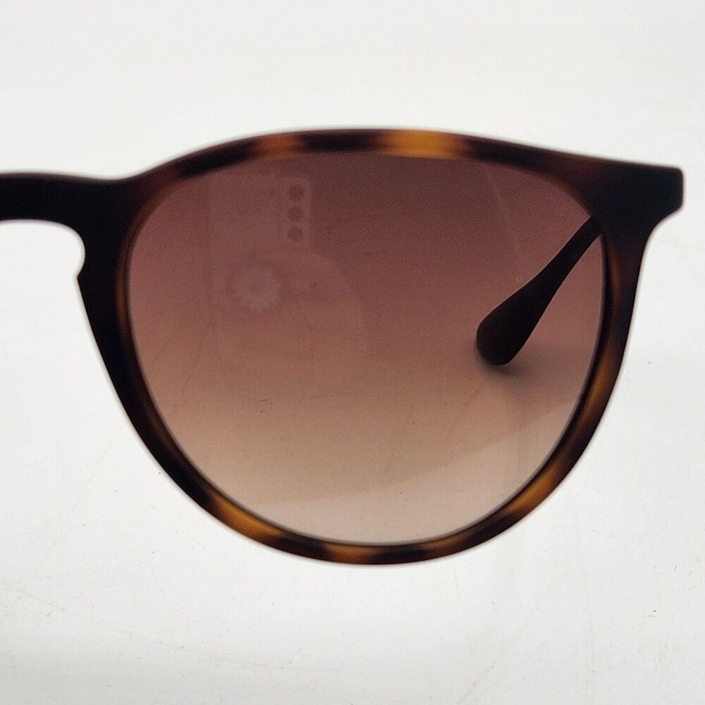 Ray-Ban Sunglasses RB4171 Erika Rubber Havana Brown Gradient Dark Brown Lens - Picture 14 of 16